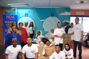 NDA staff participating in a community charity event