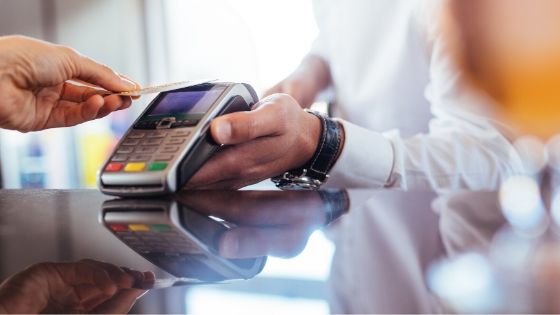 Follow your card when making payments