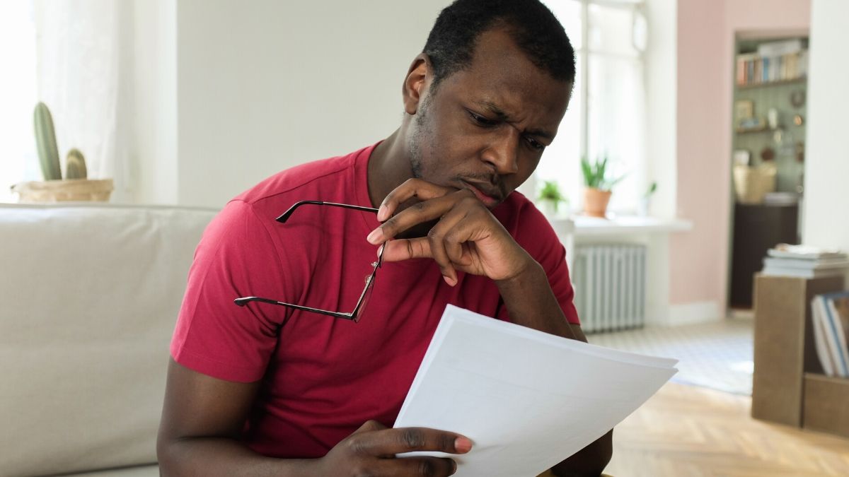 man-looking-at-finances Apply your mind to your money during the national lockdown