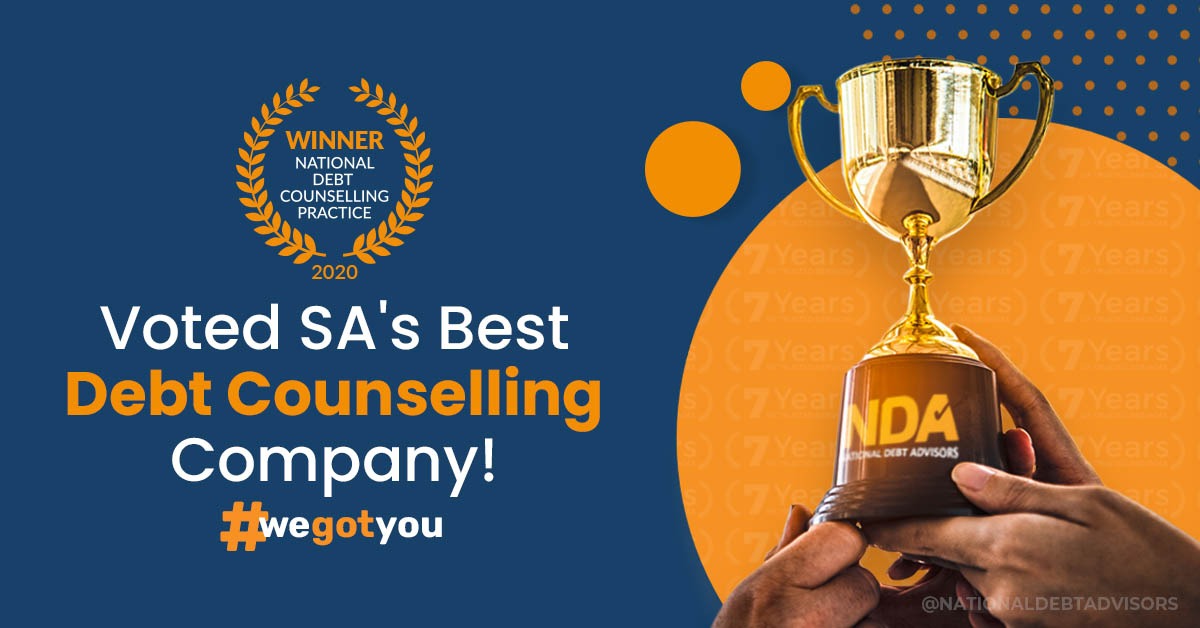NDA voted the best debt counselling company in SA NDA voted the best debt counselling company in South Africa