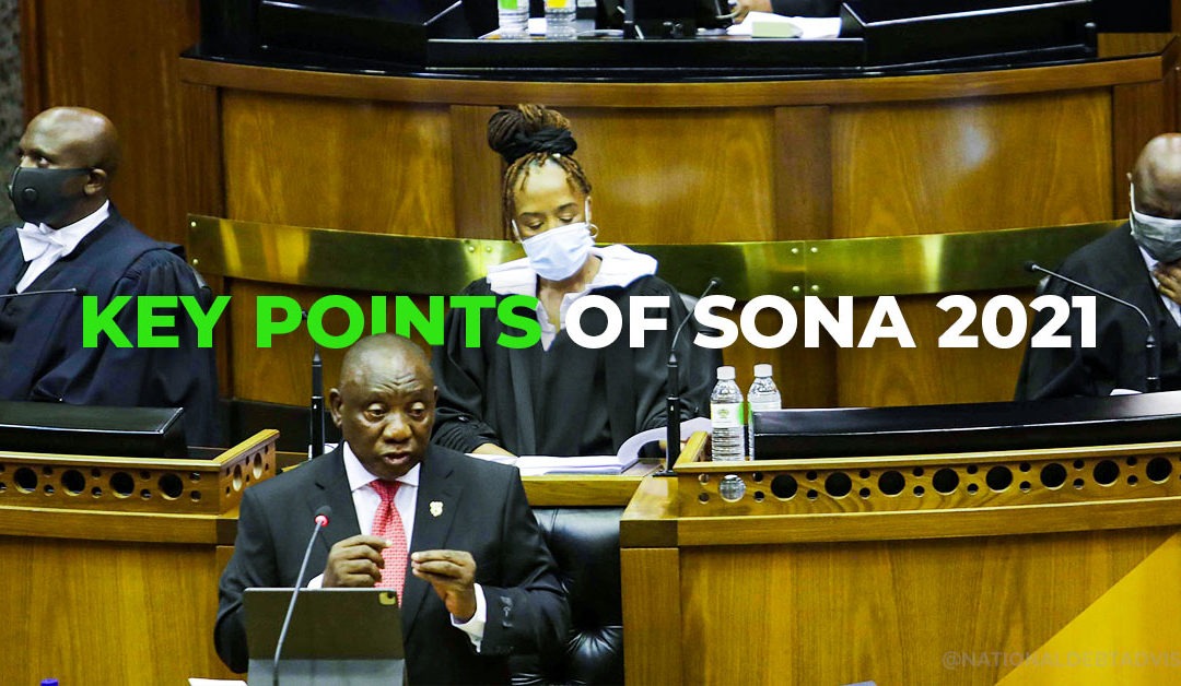 Key points from SONA 2021