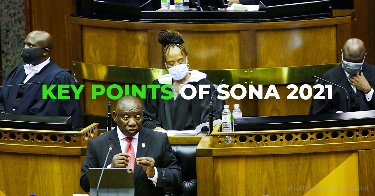 Key points of SONA 2021 Key points of SONA 2021