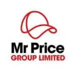 Mr Price Group Limited logo with red cap outline and bold black and red text