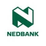 Nedbank logo with geometric green 'N' symbol and text